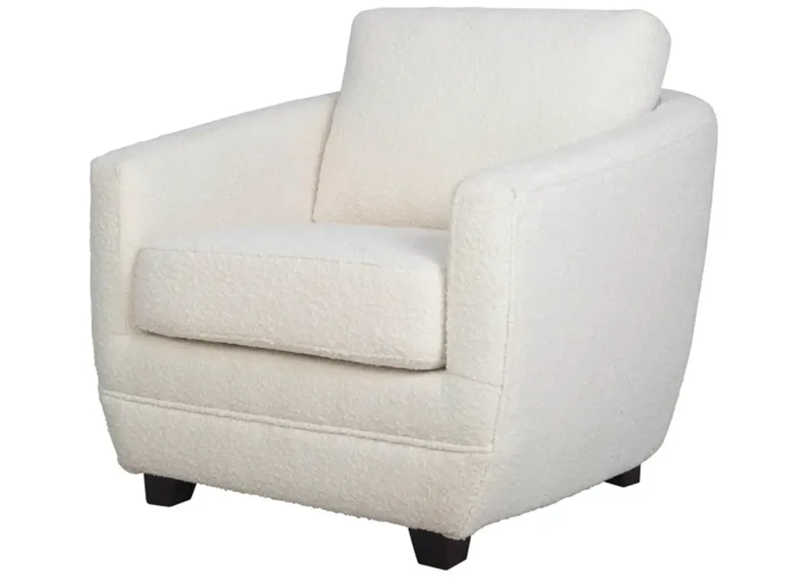 Baltimo Club Chair - Boucle Cream