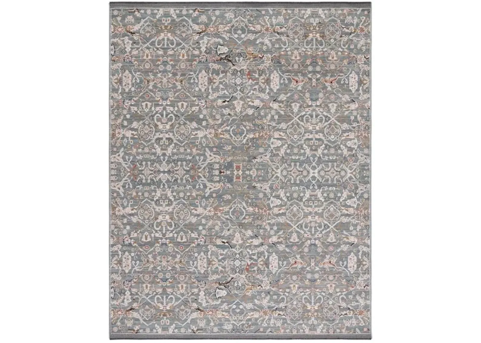 VIVALDI 596 Blue  9' X 12' Large Rectangle Rug