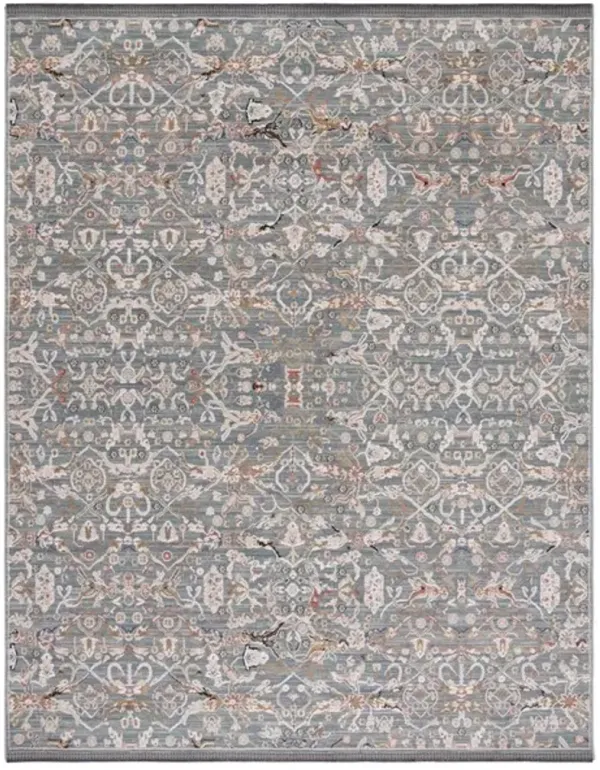 VIVALDI 596 Blue  9' X 12' Large Rectangle Rug