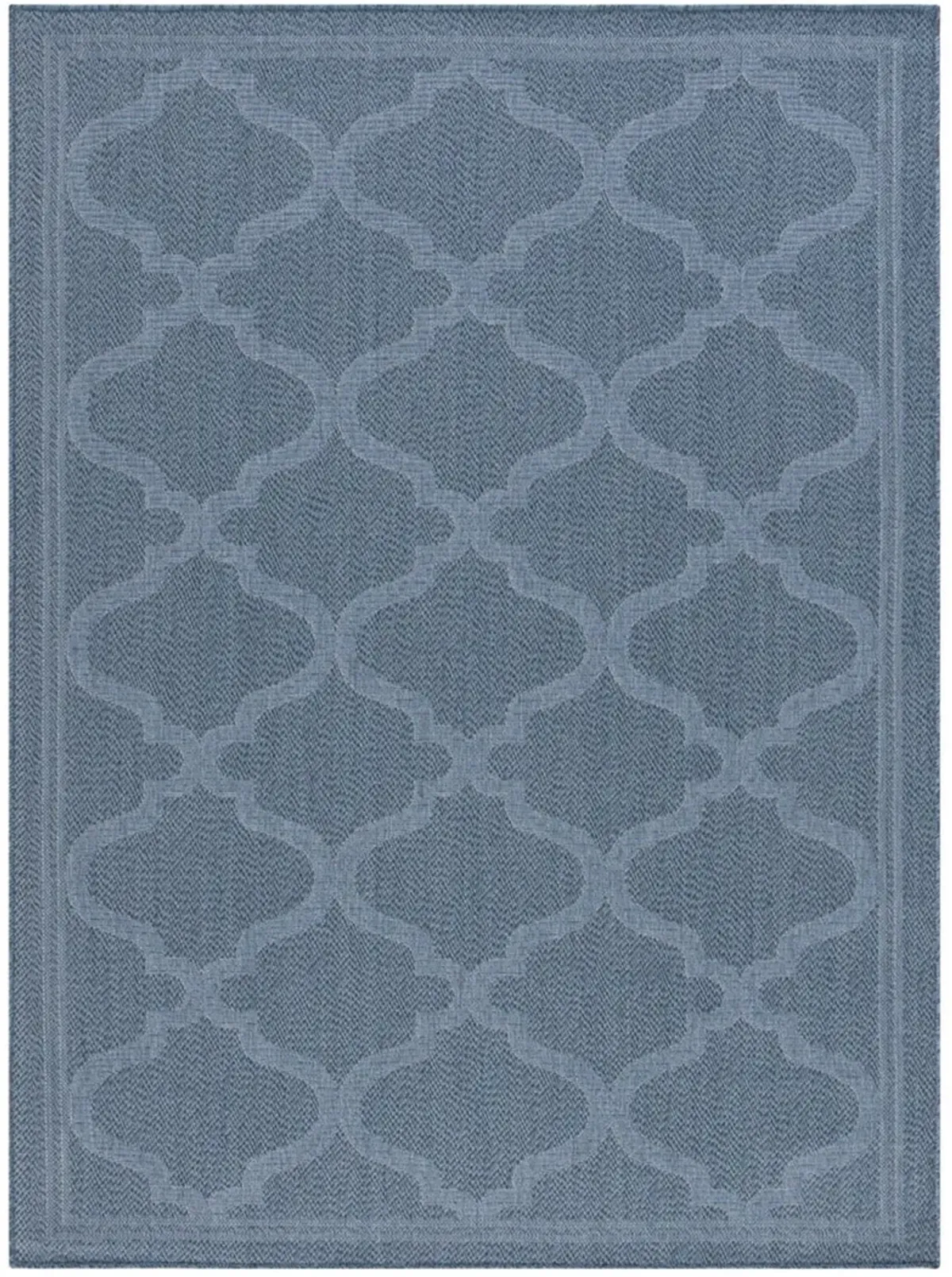 BERMUDA 810 Blue 8' X 10' Large Rectangle Rug