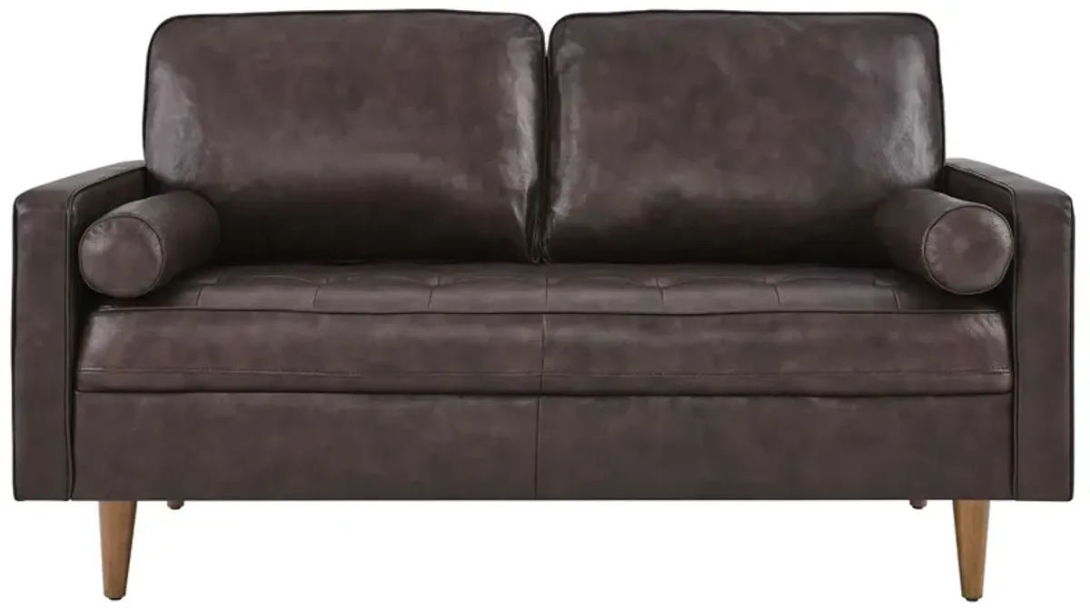 Valour Leather Loveseat