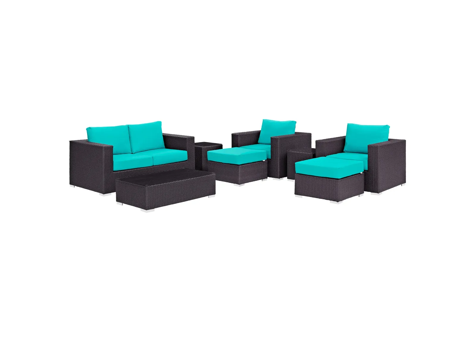 Convene 8 Piece Outdoor Patio Sofa Set