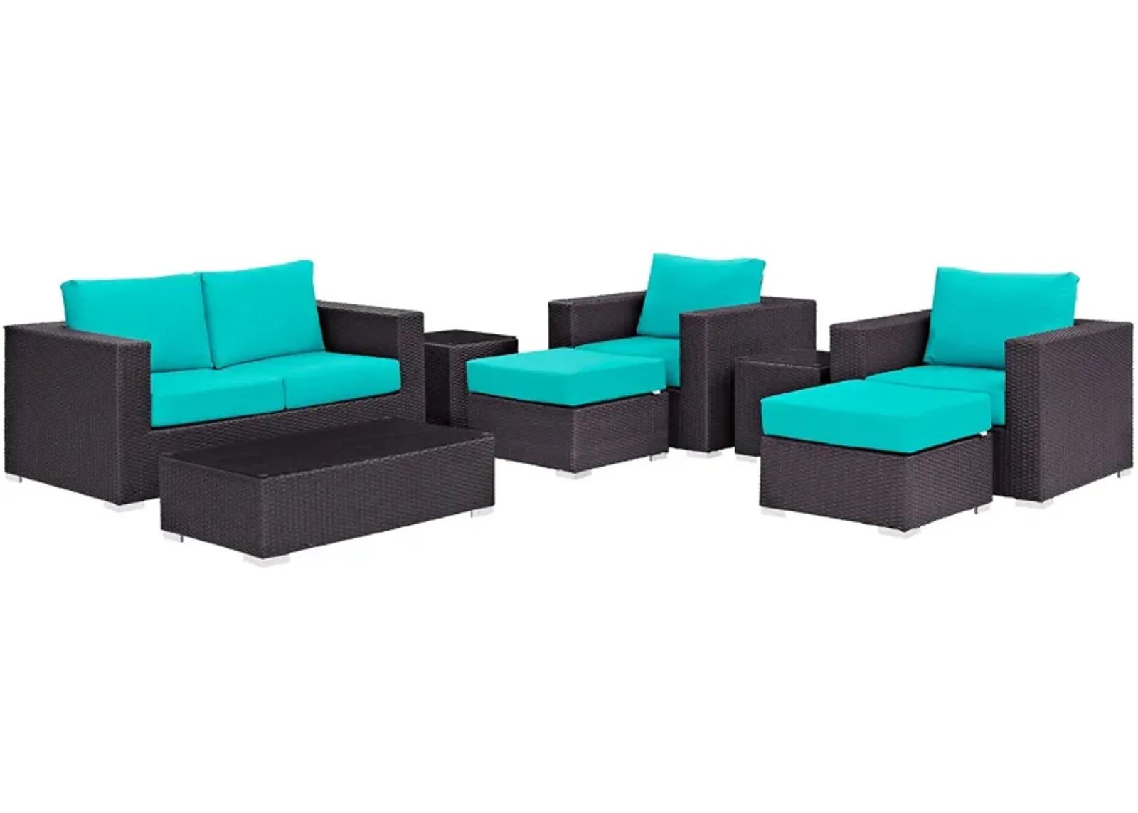 Convene 8 Piece Outdoor Patio Sofa Set