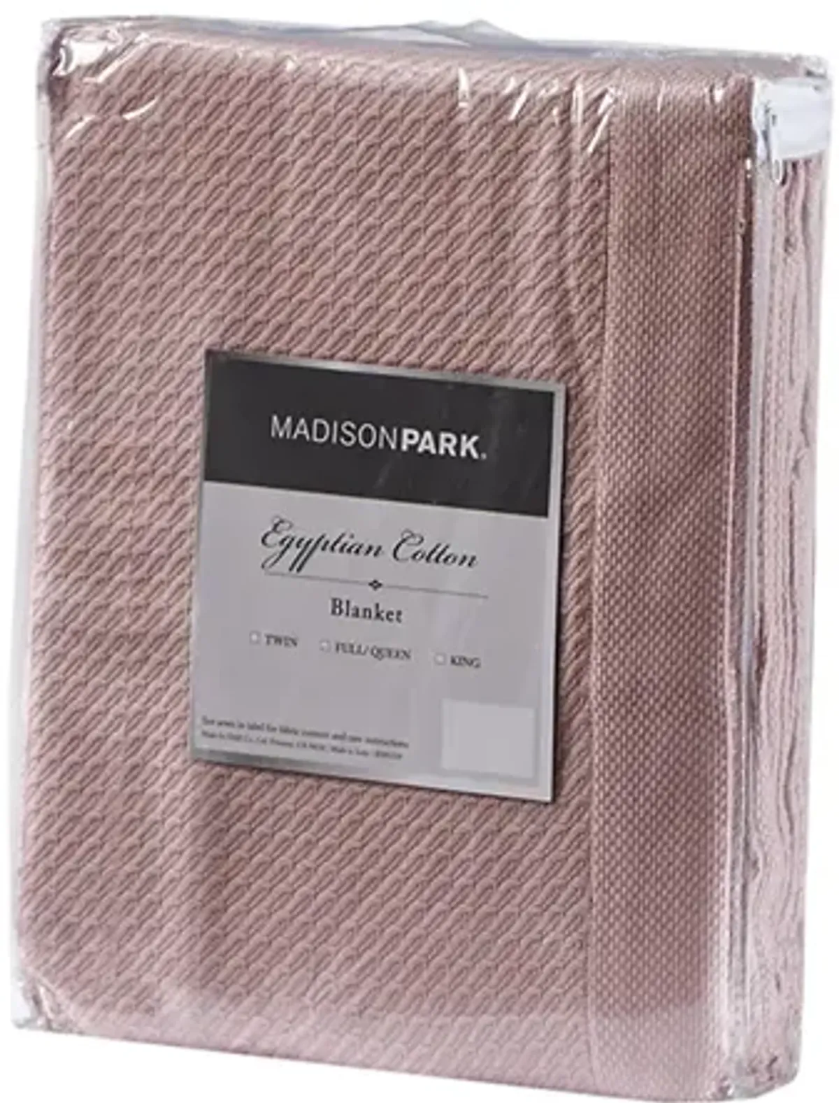 Madison Park Egyptian Cotton Rose Blanket