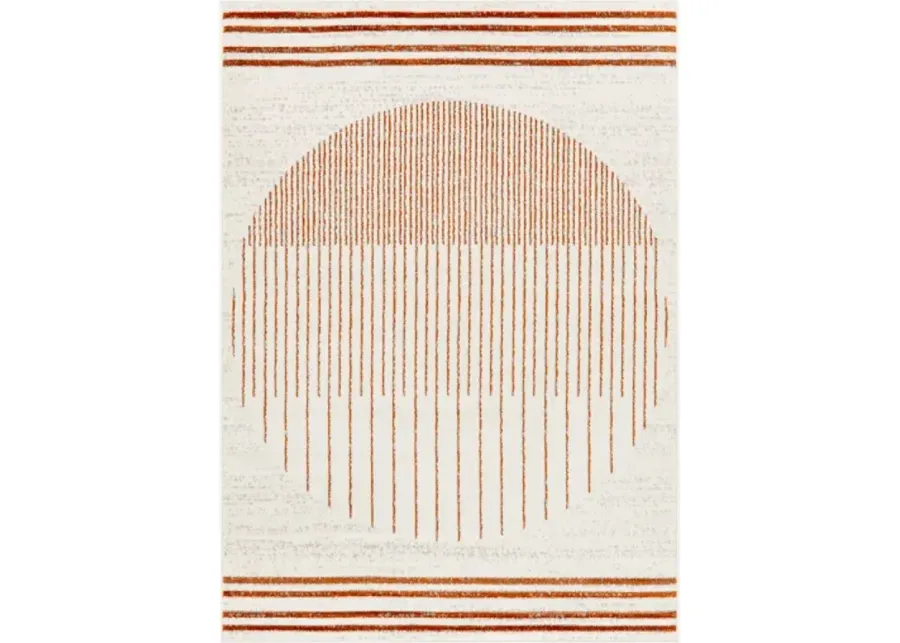 Pisa PSS-2375 6'7" x 9' Machine Woven Rug