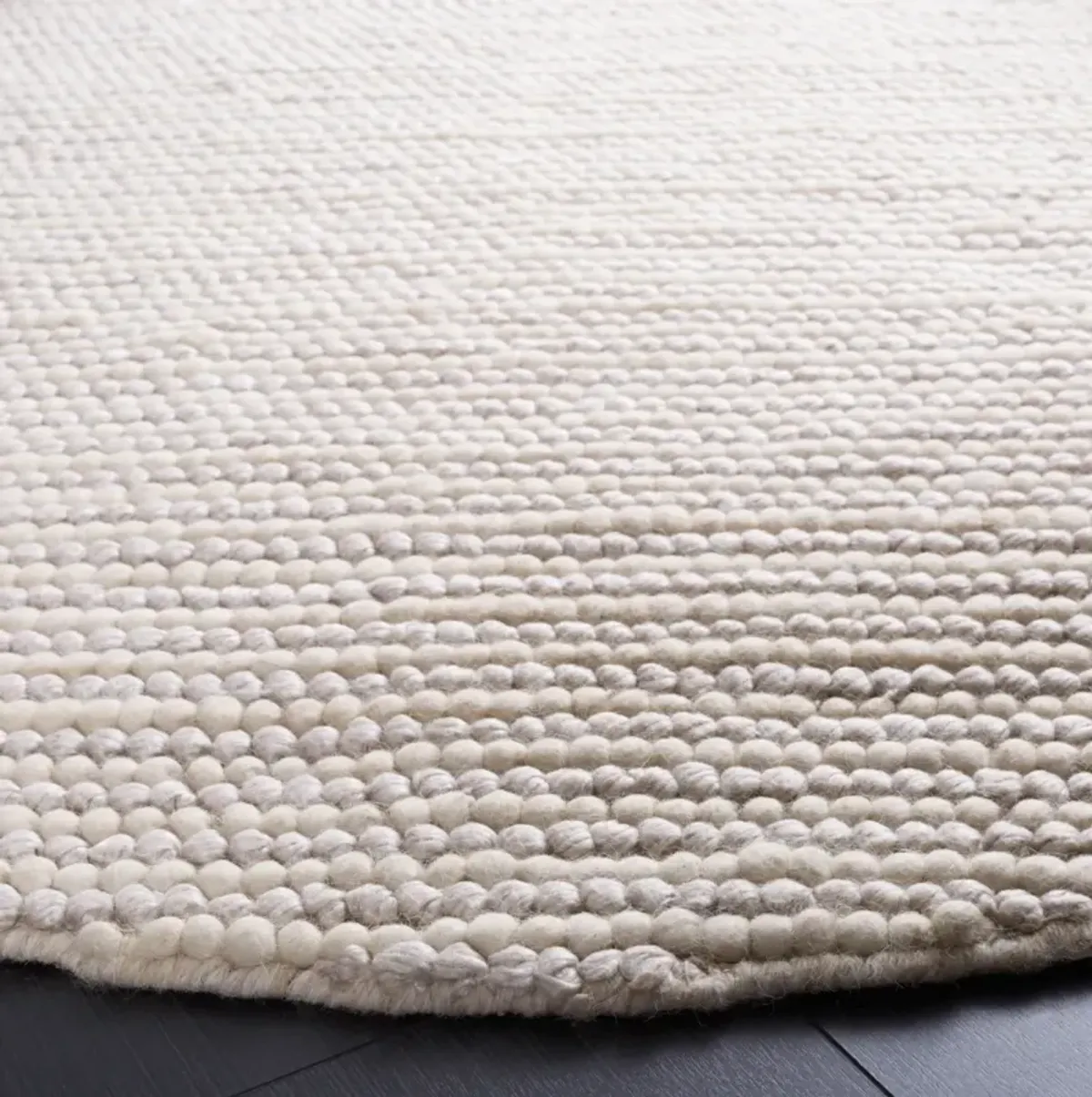 NATURA 220 IVORY  4' x 4' Round Round Rug