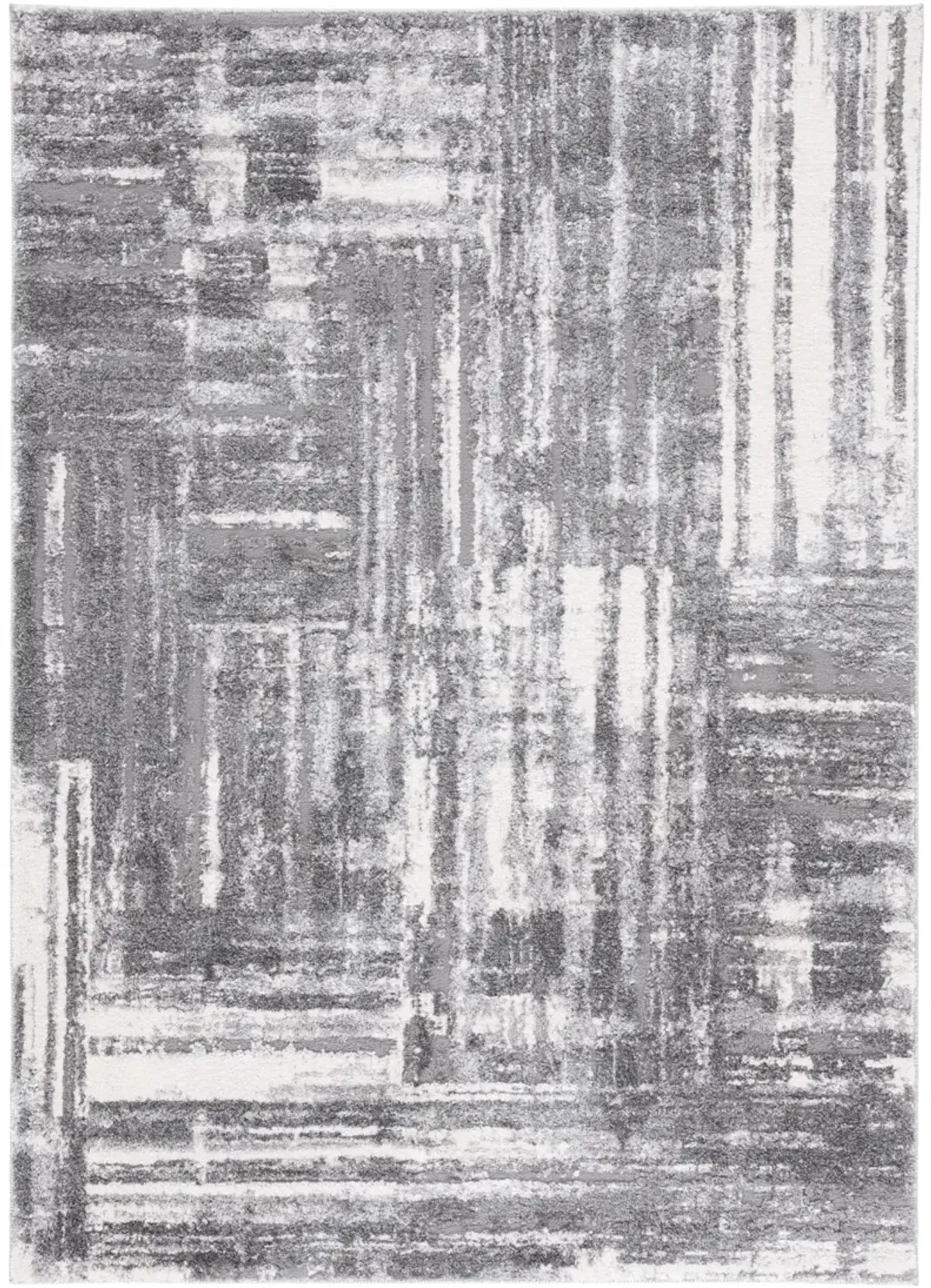 RAVINE SHAG 360 DARK GREY  5'-3' x 7'-6' Medium Rectangle Rug