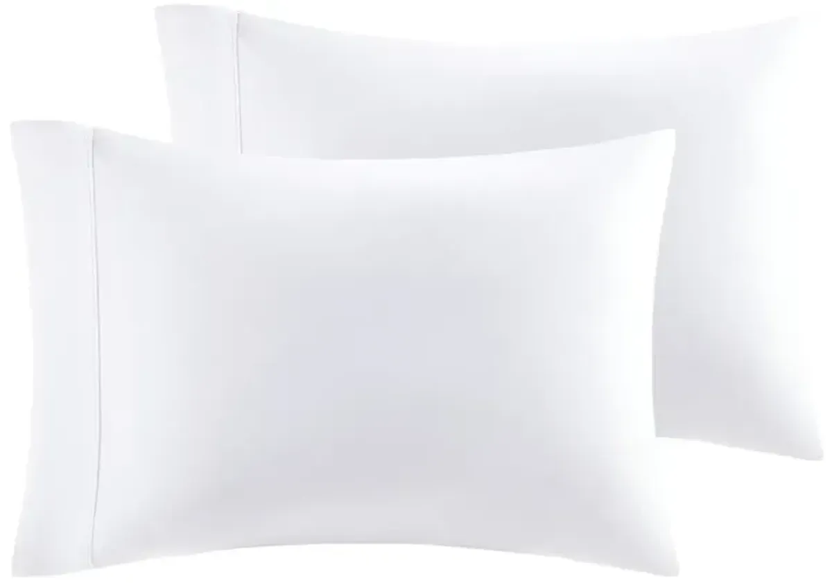 Beautyrest 700 Thread Count White Cotton Tri-Blend 4 PC Sheet Set