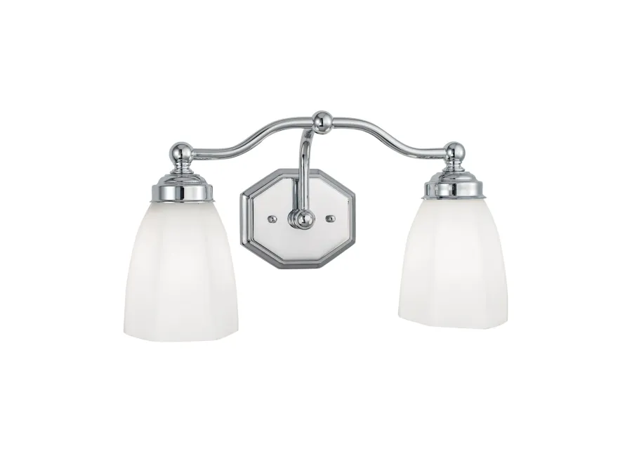 Trevi 2 Light Sconce - Brushed Nickel