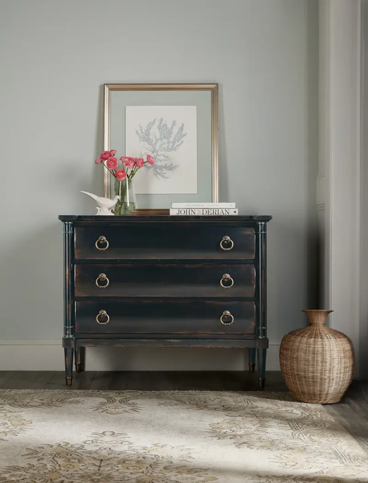 Charleston Three Drawer Chest - Armoire Base