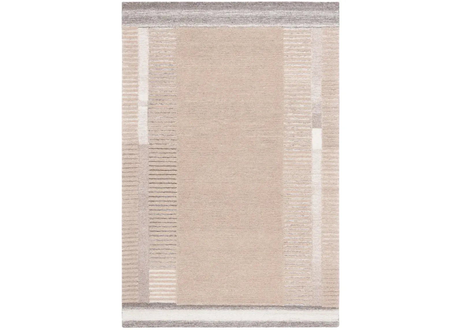 EBONY 607 BEIGE  6' x 9' Medium Rectangle Rug