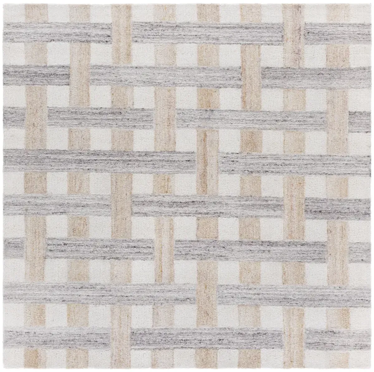 GENRE Hand Tufted 6' x 6' Square area rug