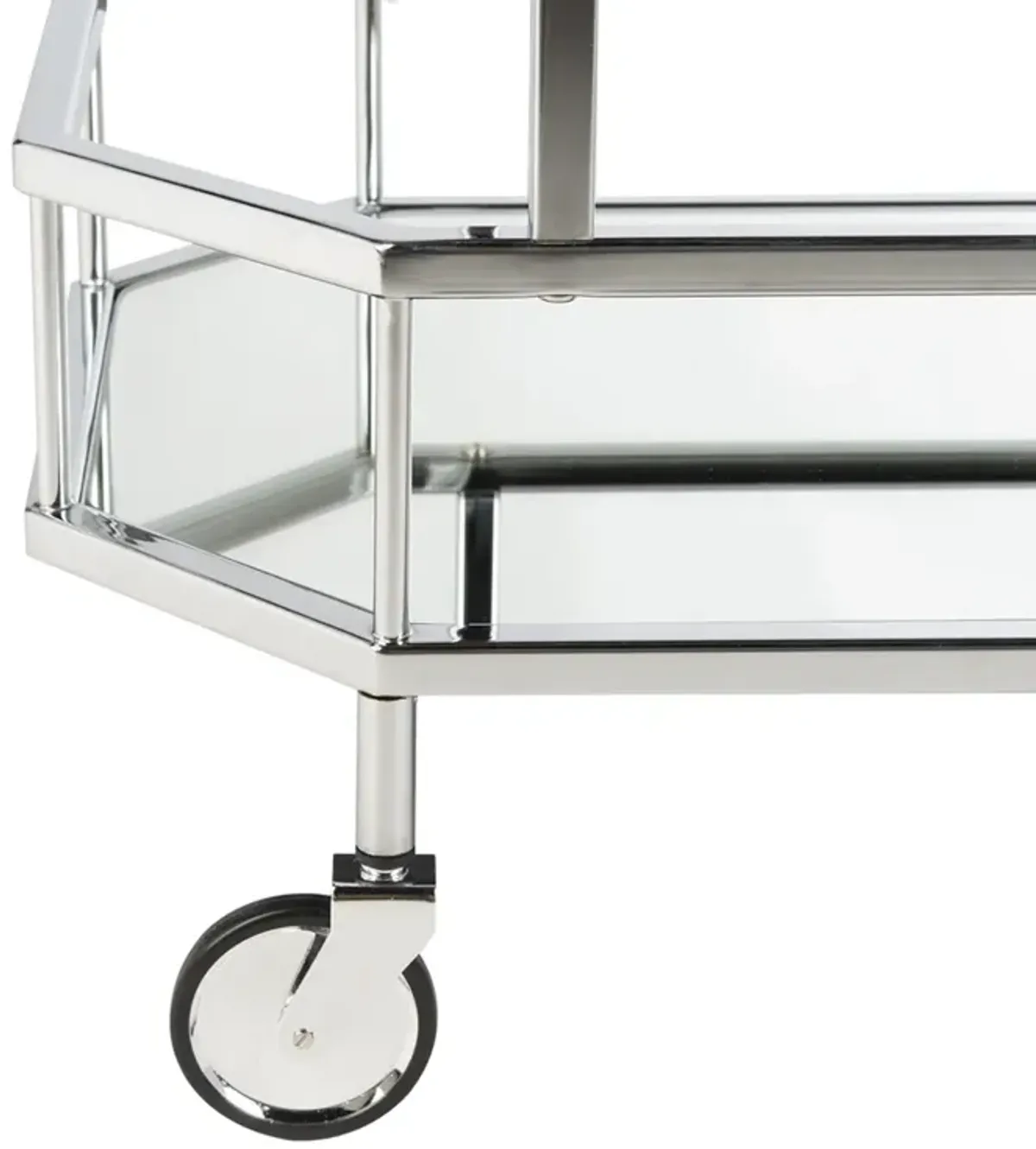 SILVA 2 TIER OCTAGON BAR CART