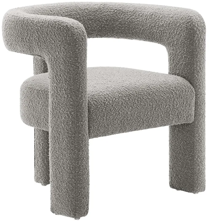 Kayla Boucle Upholstered Armchair