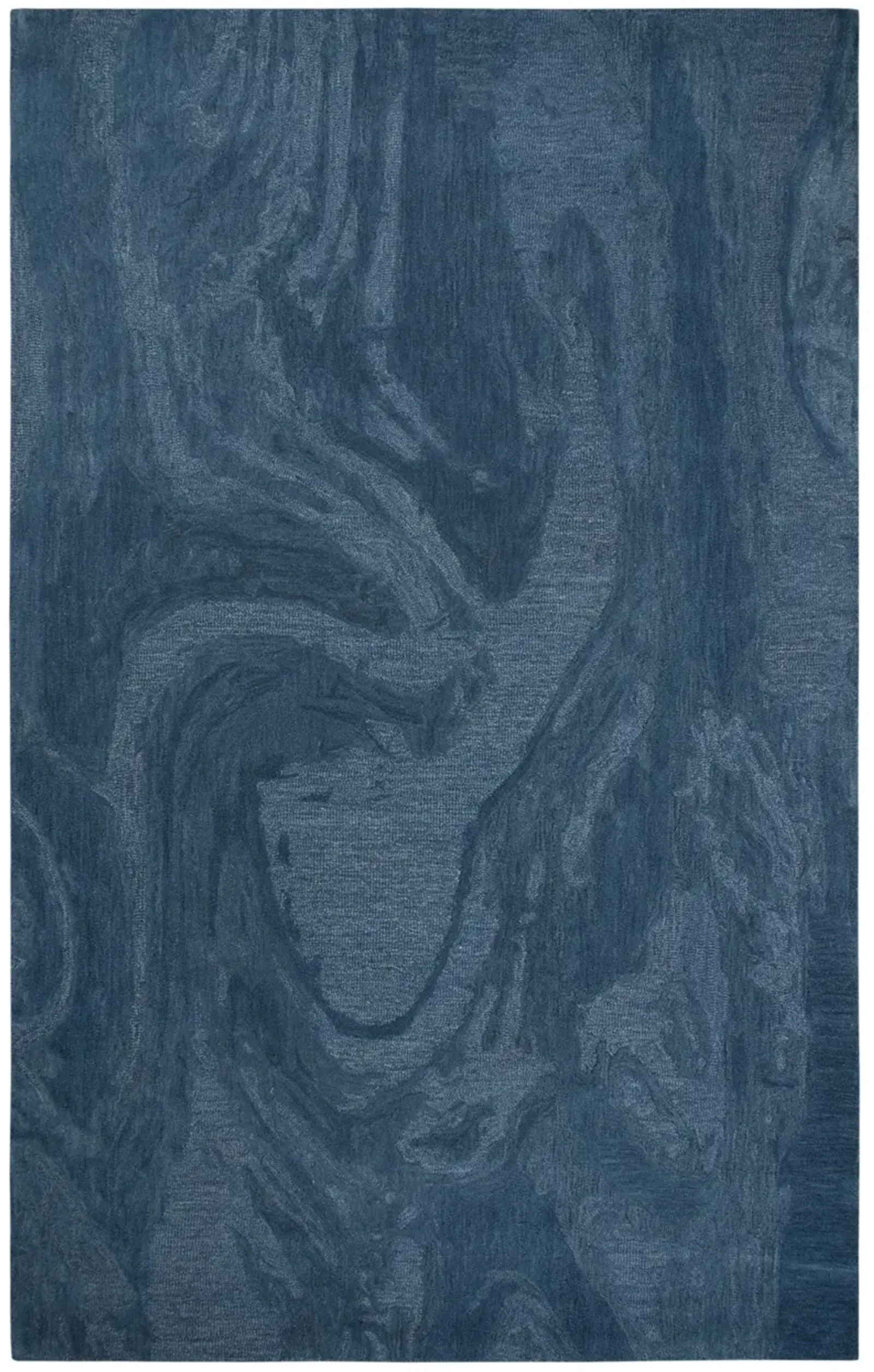 Fifth Avenue Blue Abstract Wool 10' x 13' Rectangle Rug