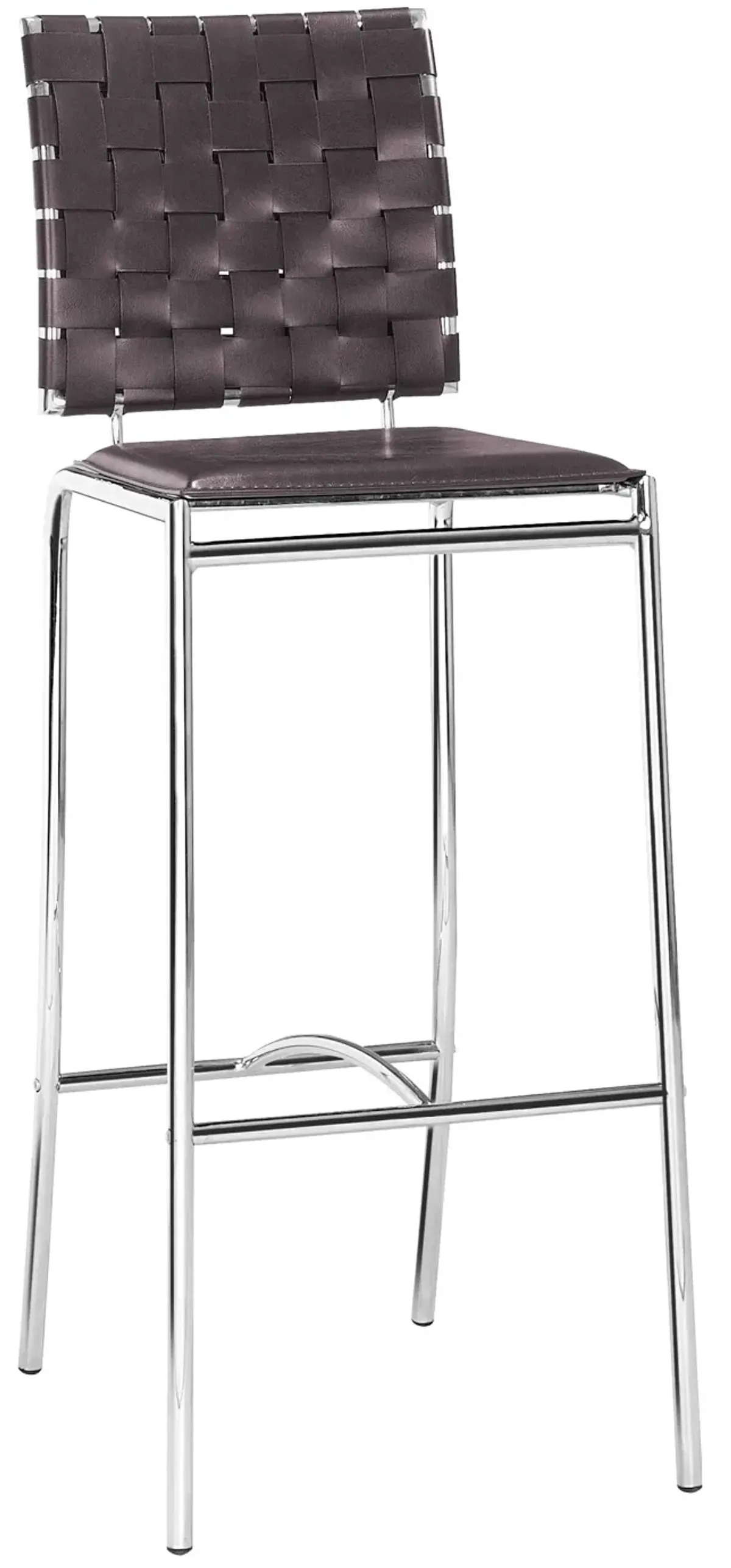 Criss Cross Barstool (Set of 2) Espresso