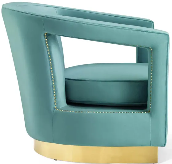 Frolick Performance Velvet Armchair