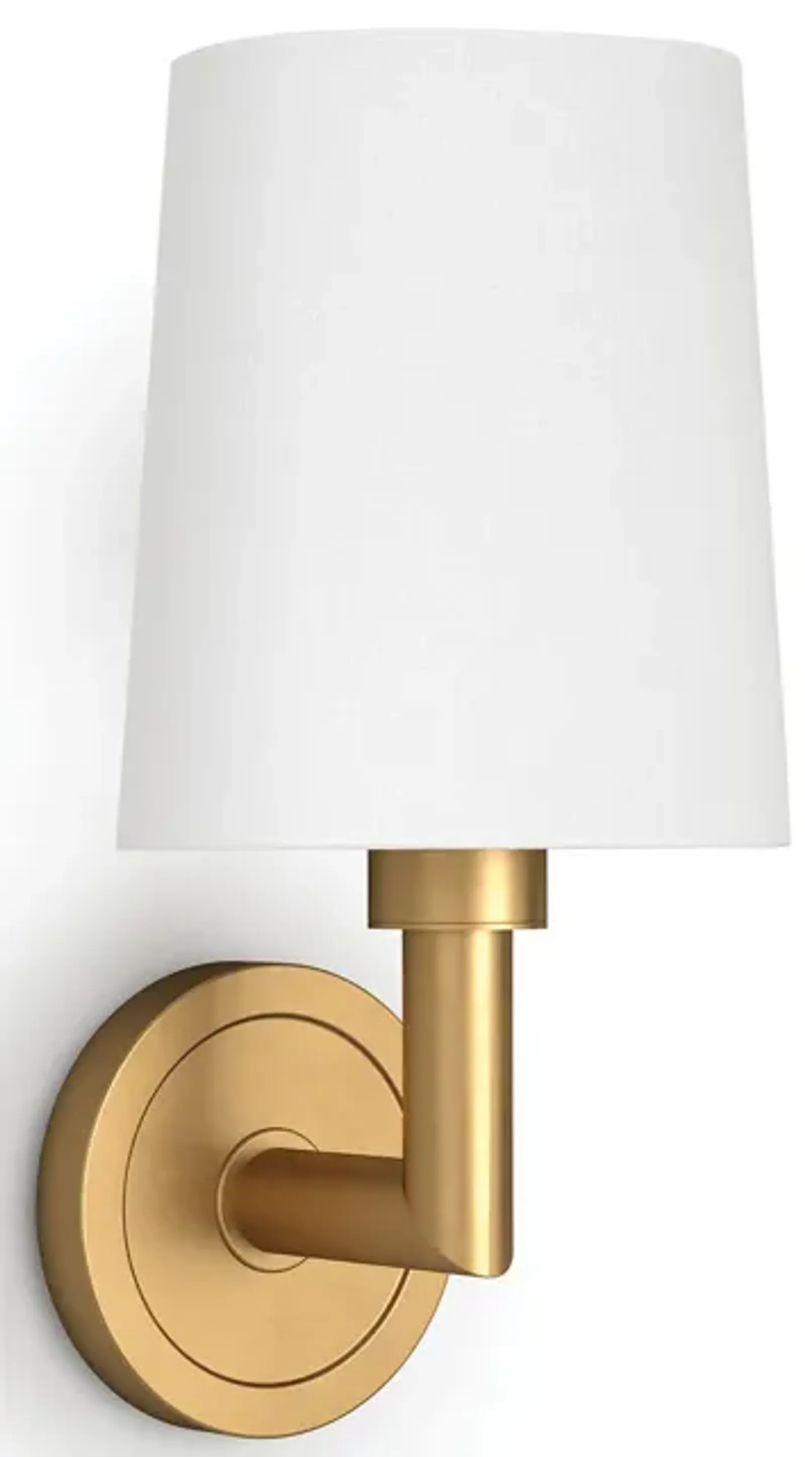 Southern Living Legend Natural Brass Single Sconce