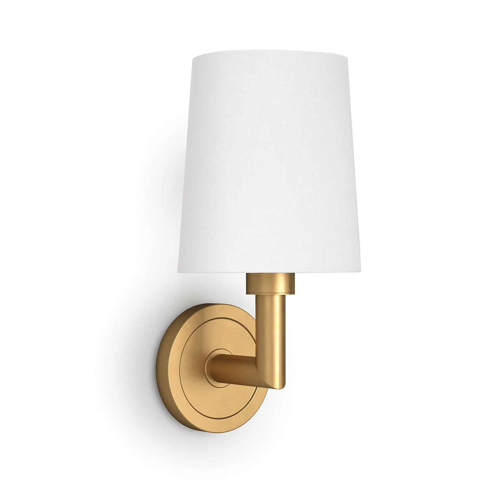 Southern Living Legend Natural Brass Single Sconce