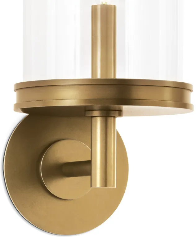 Southern Living Adria Natural Brass Sconce