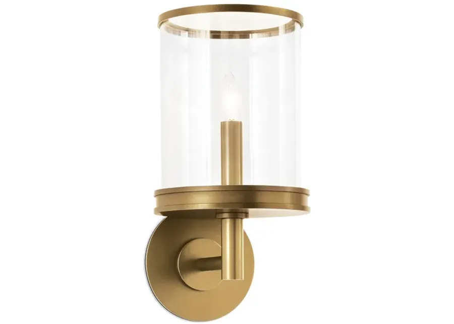 Southern Living Adria Natural Brass Sconce