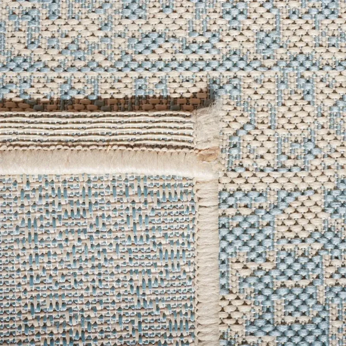 BEACH HOUSE 174 Blue 2'-2' X 6' Runner Rug