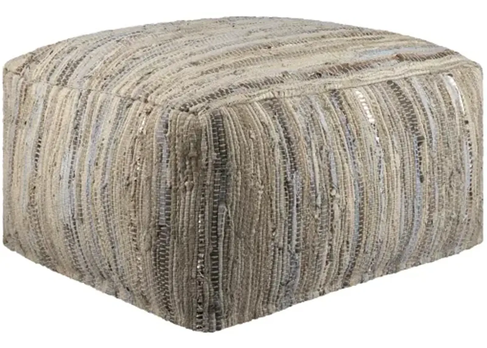 Anthracite 13"H x 24"W x 24"D Pouf