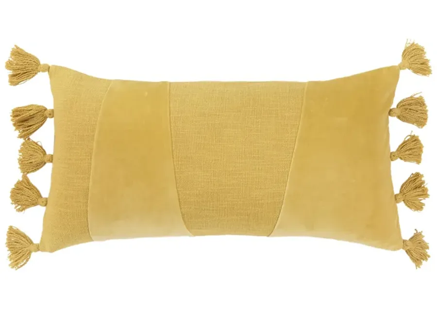 Geometric Gold Pillow