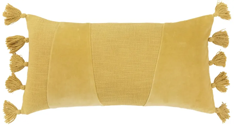 Geometric Gold Pillow