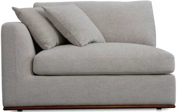 Rue Left Arm Facing Chair Flecked Grey