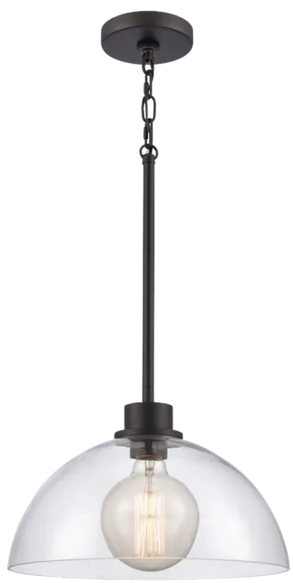 Julian 14'' Wide 1-Light Pendant - Matte Black