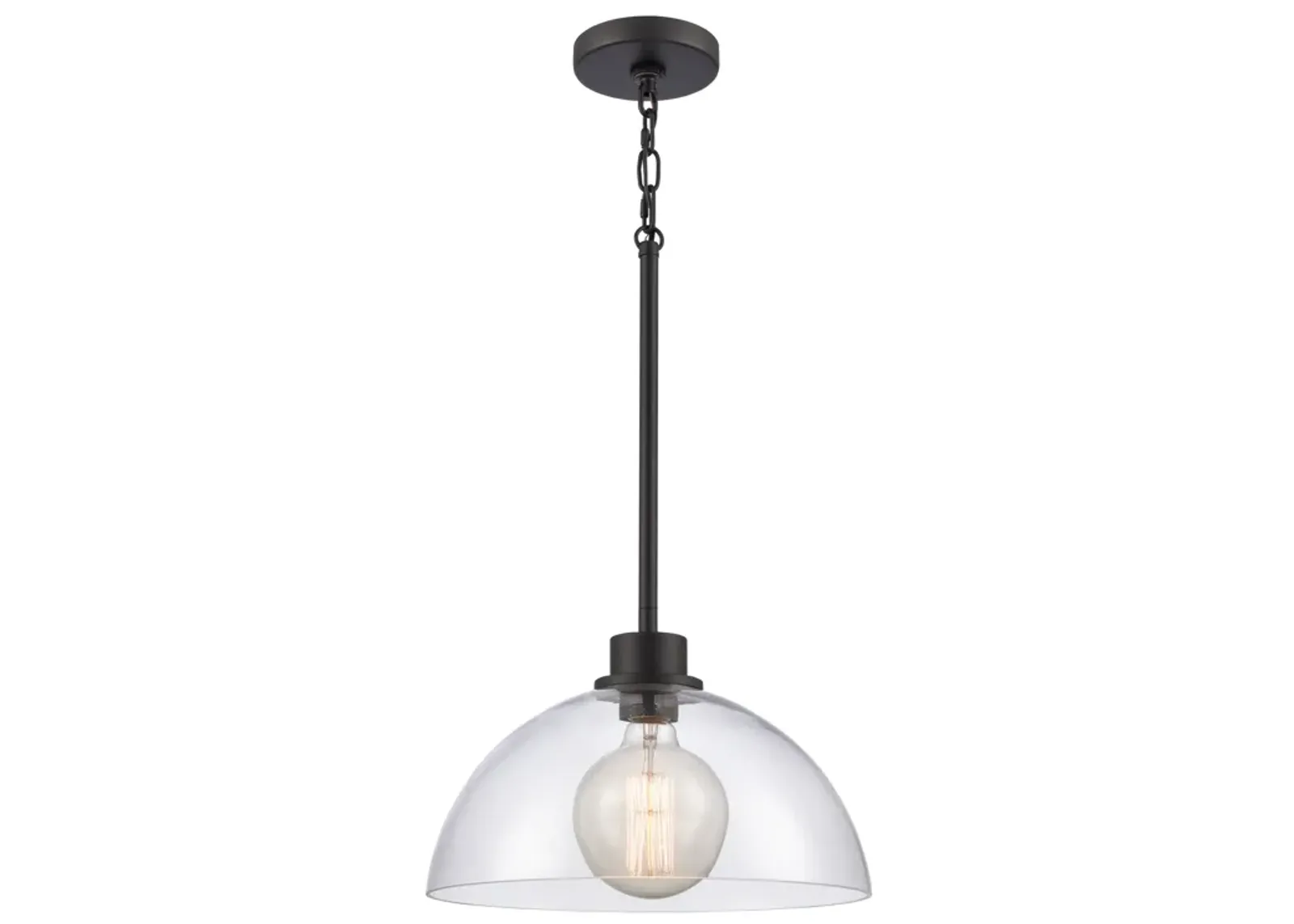 Julian 14'' Wide 1-Light Pendant - Matte Black