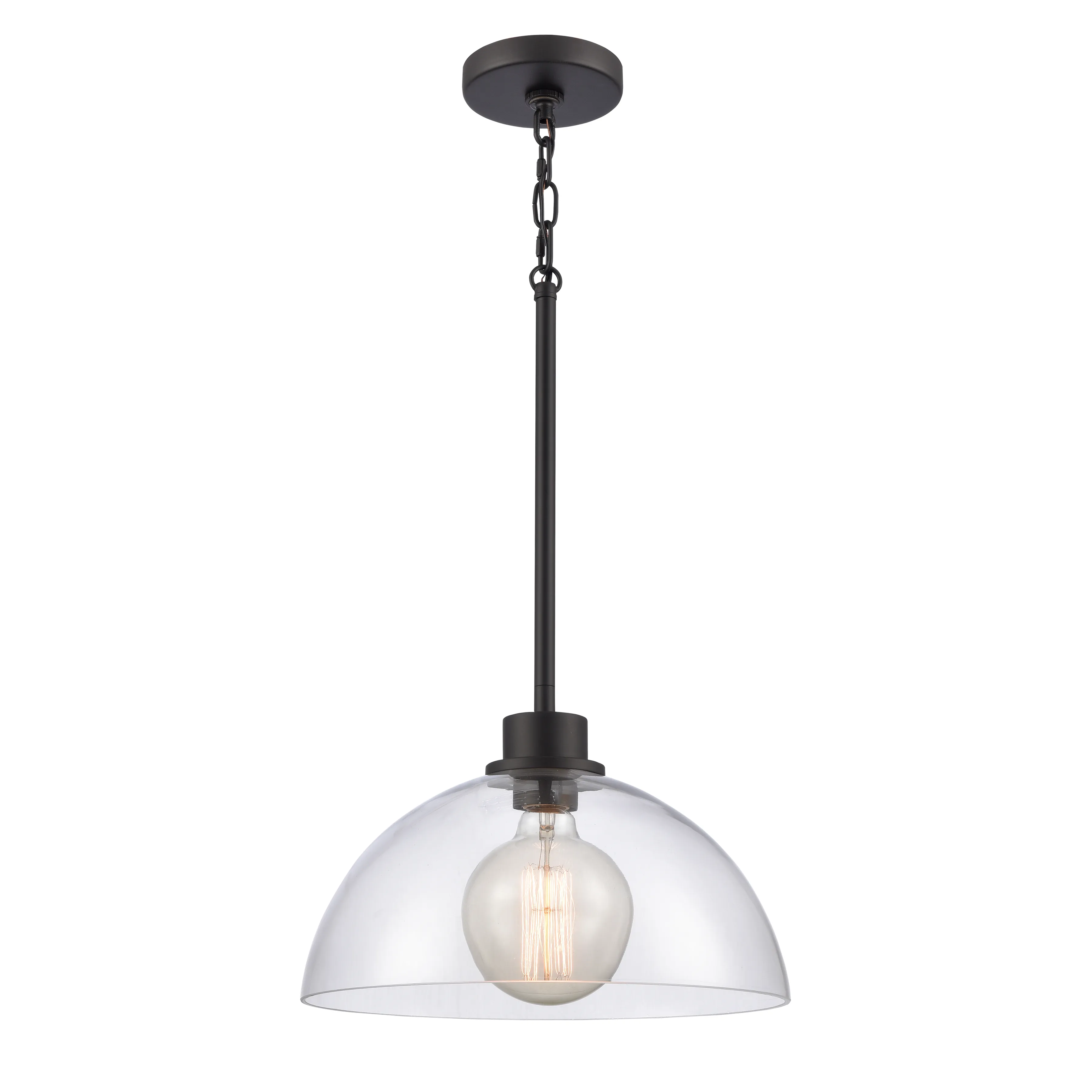 Julian 14'' Wide 1-Light Pendant - Matte Black