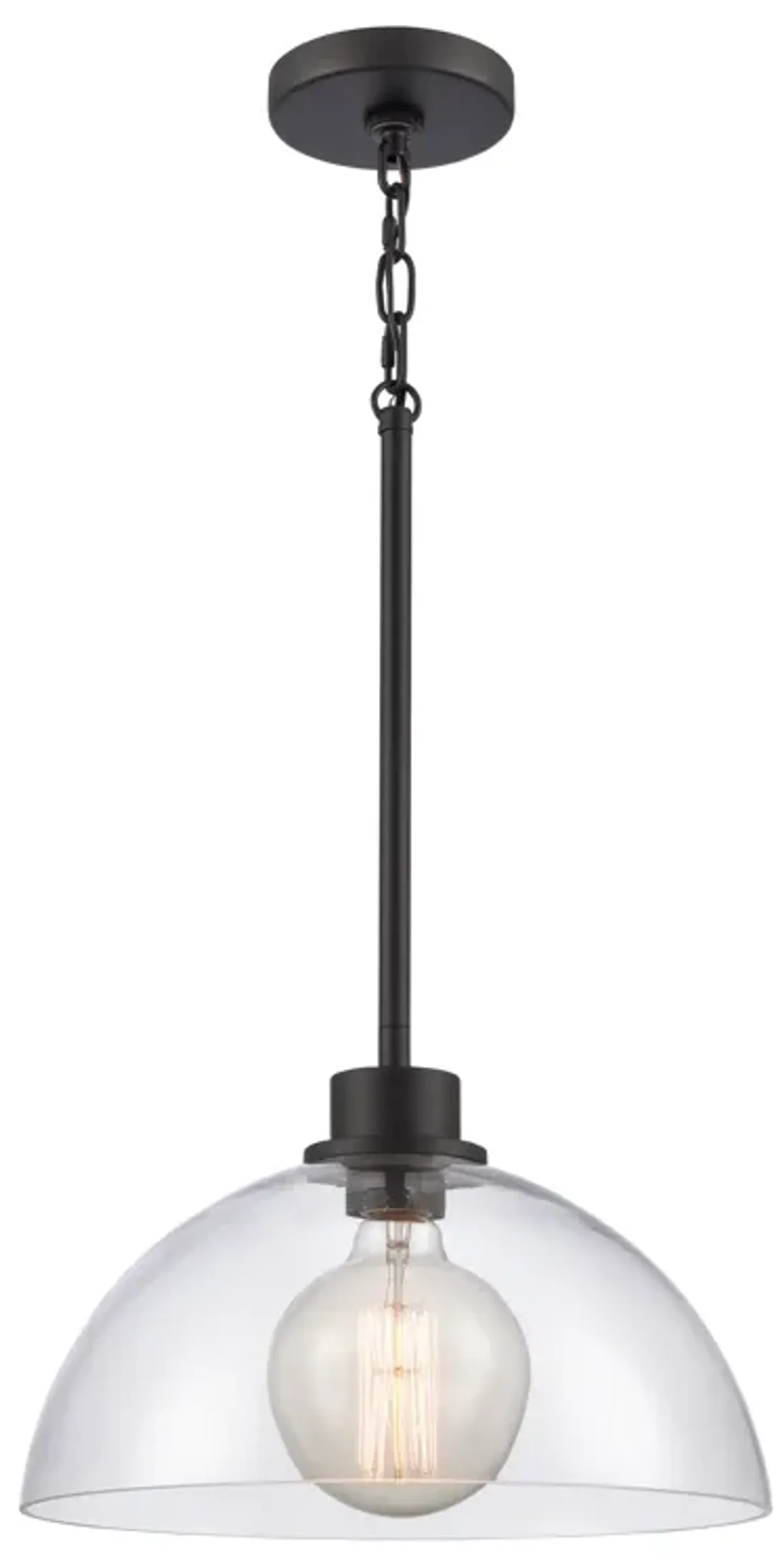 Julian 14'' Wide 1-Light Pendant - Matte Black