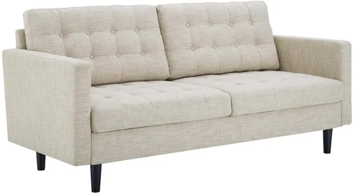 Exalt Tufted Fabric Sofa