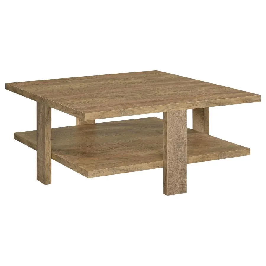 Cohen Square Coffee Table with Shelf