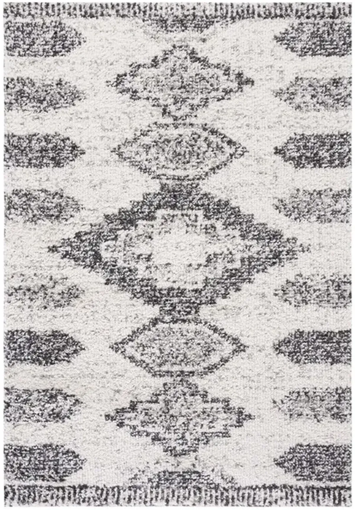 JERICHO SHAG 108 Black 4' X 6' Small Rectangle Rug