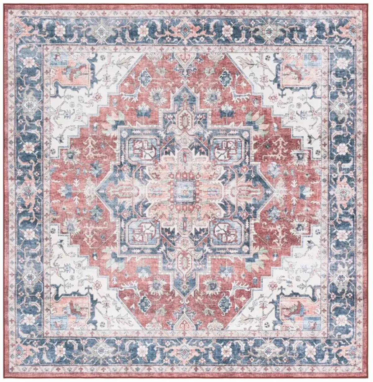 ARIZONA 523 BROWN  6' x 6' Square Square Rug