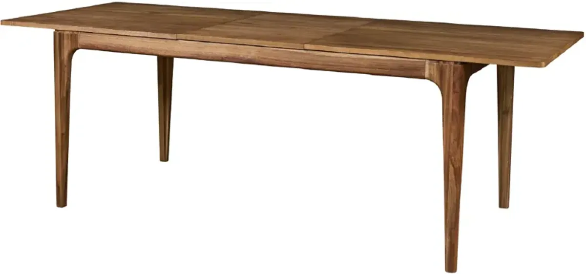 Hereford KD Butterfly Dining Table w/ 22" Ext, Hazelnut Brown 