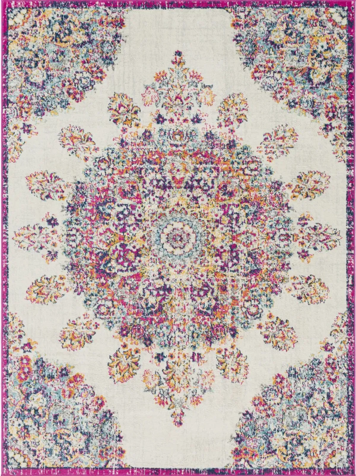 Floransa FSA-2327 5'3" x 7'1" Machine Woven Rug
