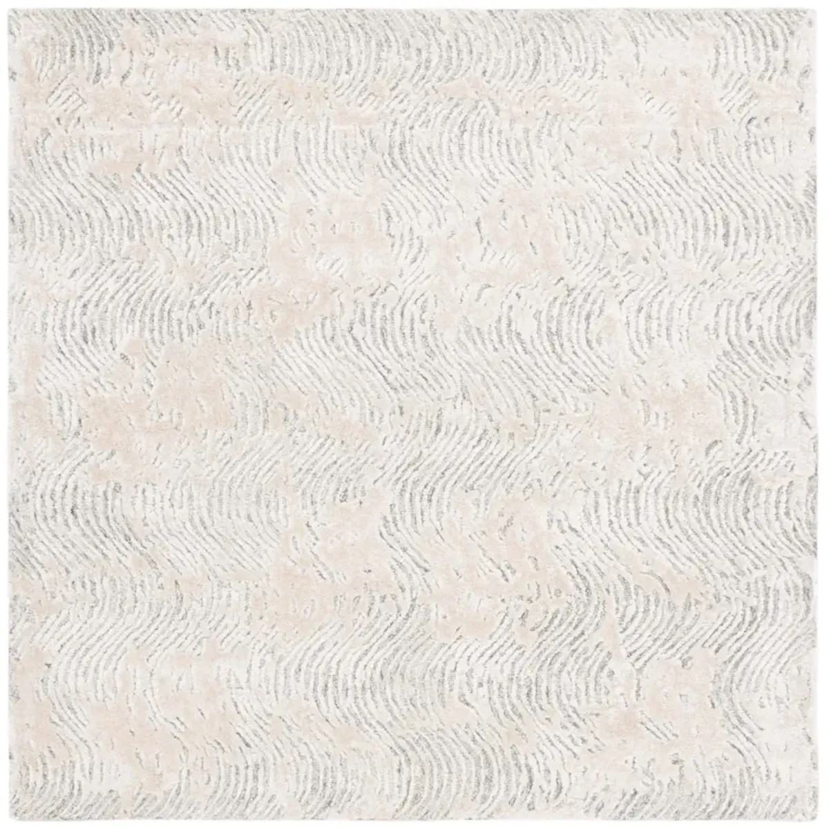 GLAMOUR Hand Tufted 6' x 6' Square area rug