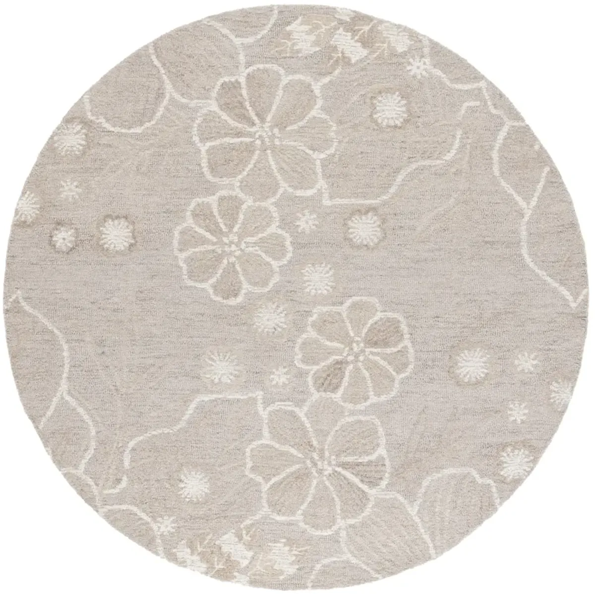 JARDIN Hand Tufted 6' x 6' Round area rug