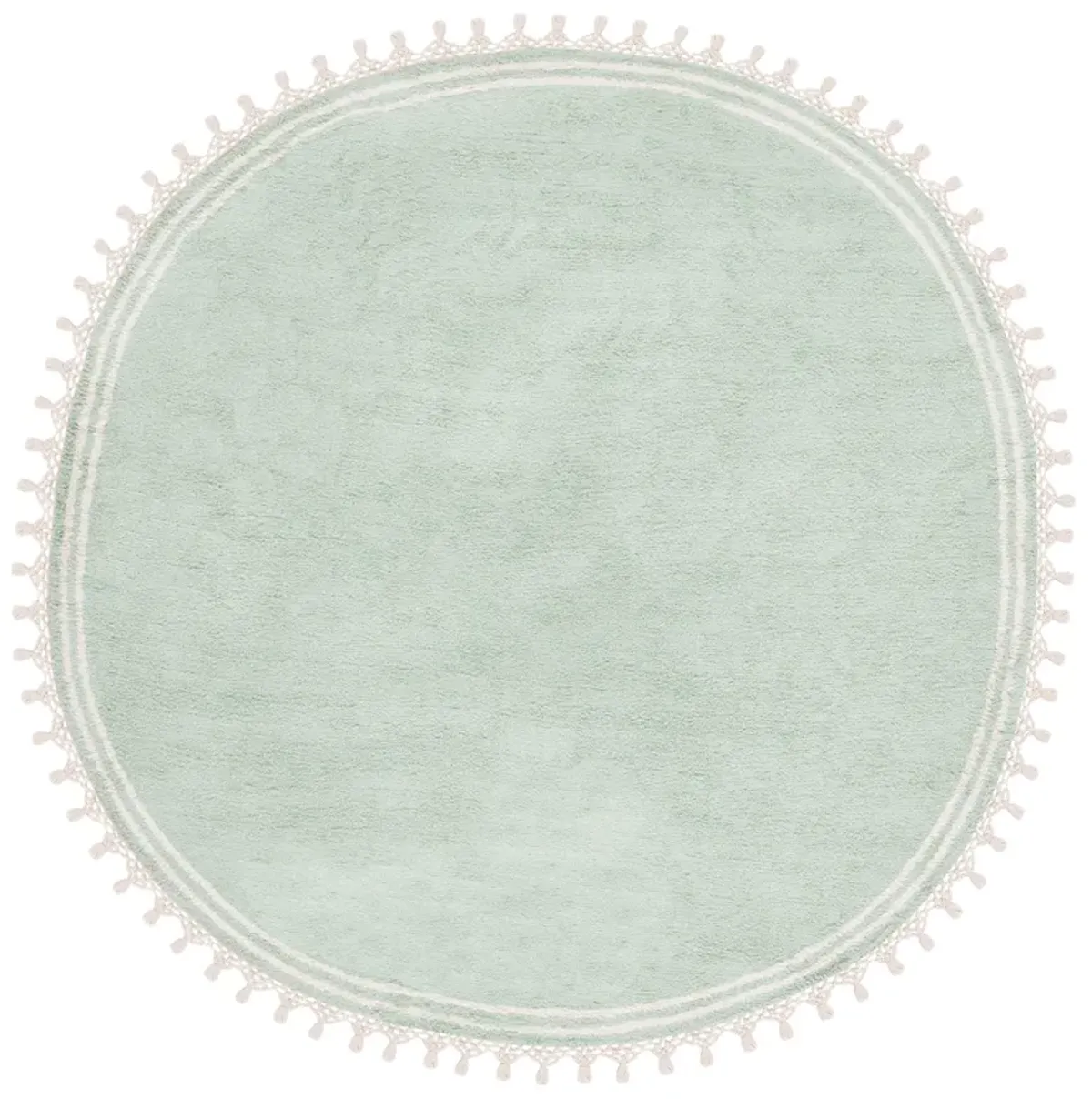 EASY CARE Hand Woven 7' x 7' Round area rug