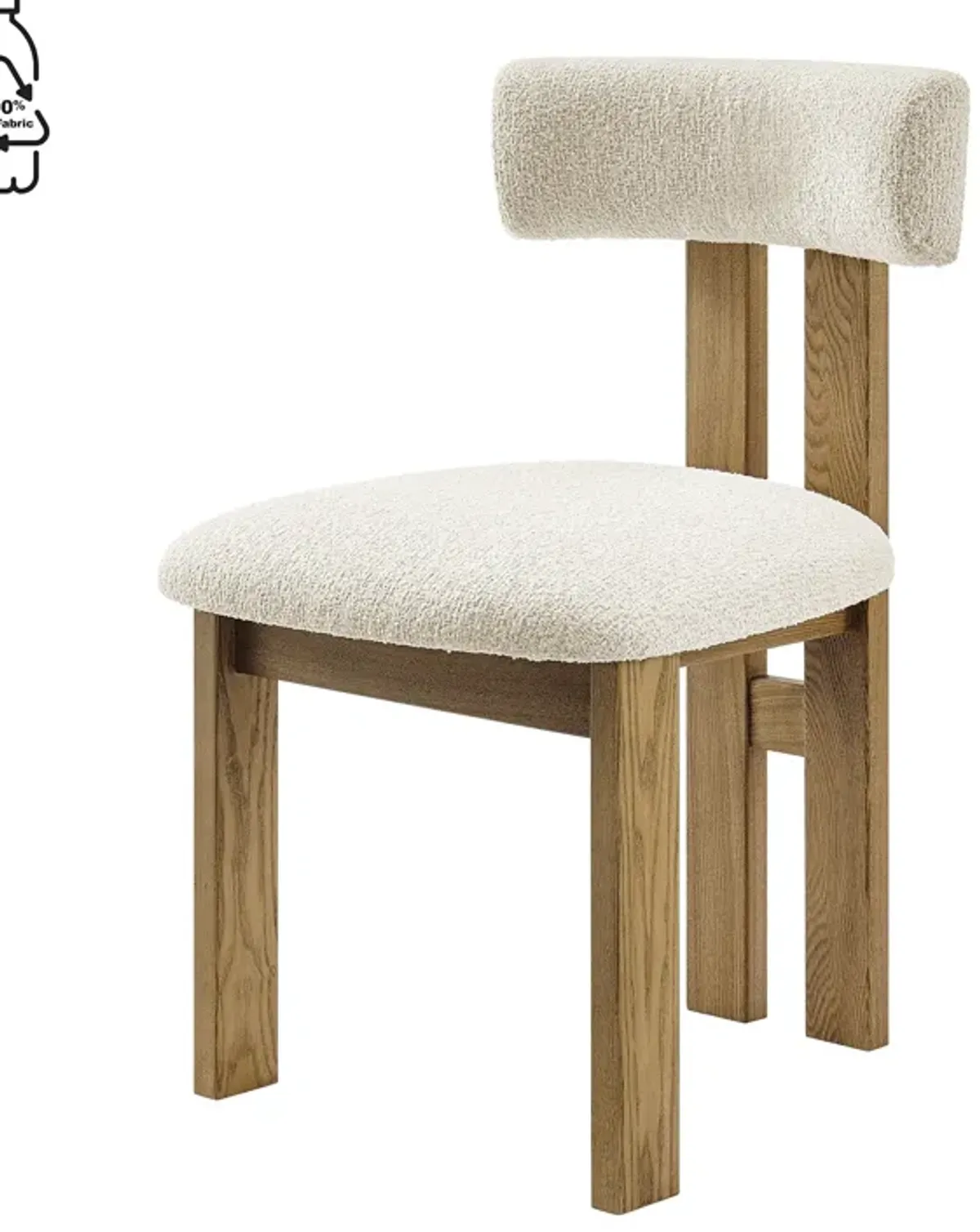 Hailey Fabric Dining Side Chair, Palladian Beige  - Set of 2