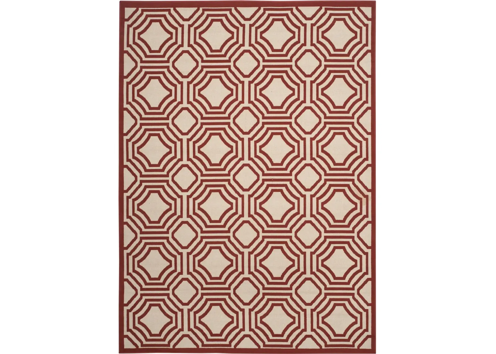 Veranda VERS352-2841 Red / Creme Rug 