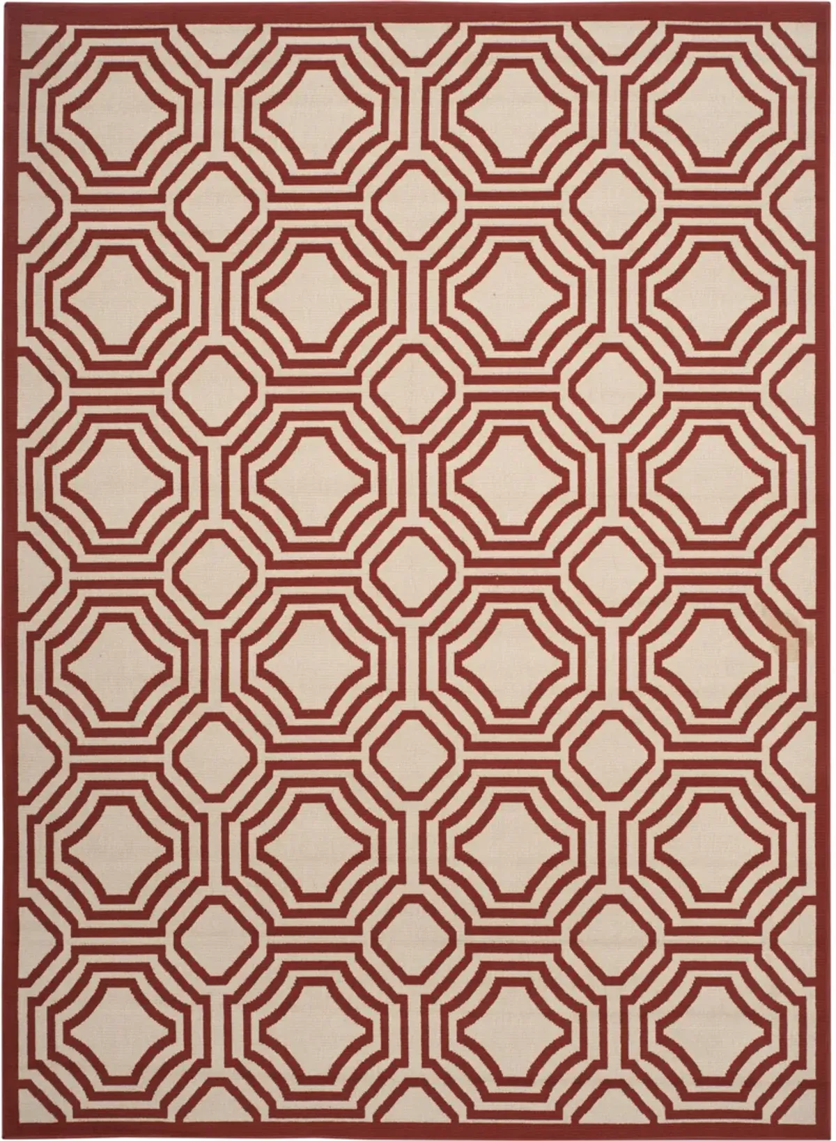 Veranda VERS352-2841 Red / Creme Rug 