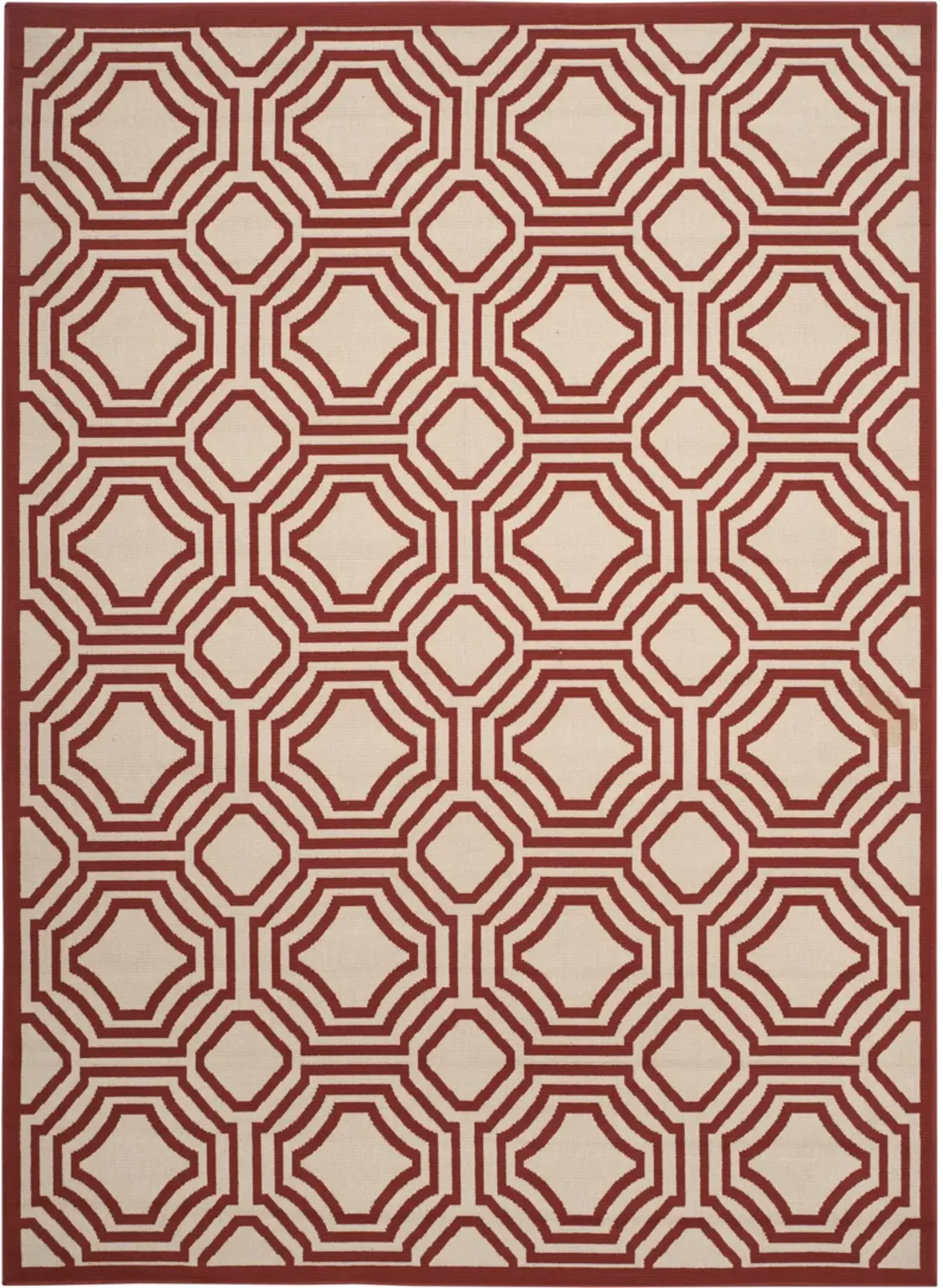 Veranda VERS352-2841 Red / Creme Rug 