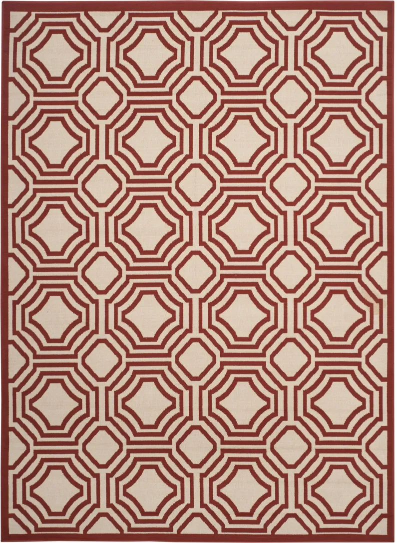 Veranda VERS352-2841 Red / Creme Rug 