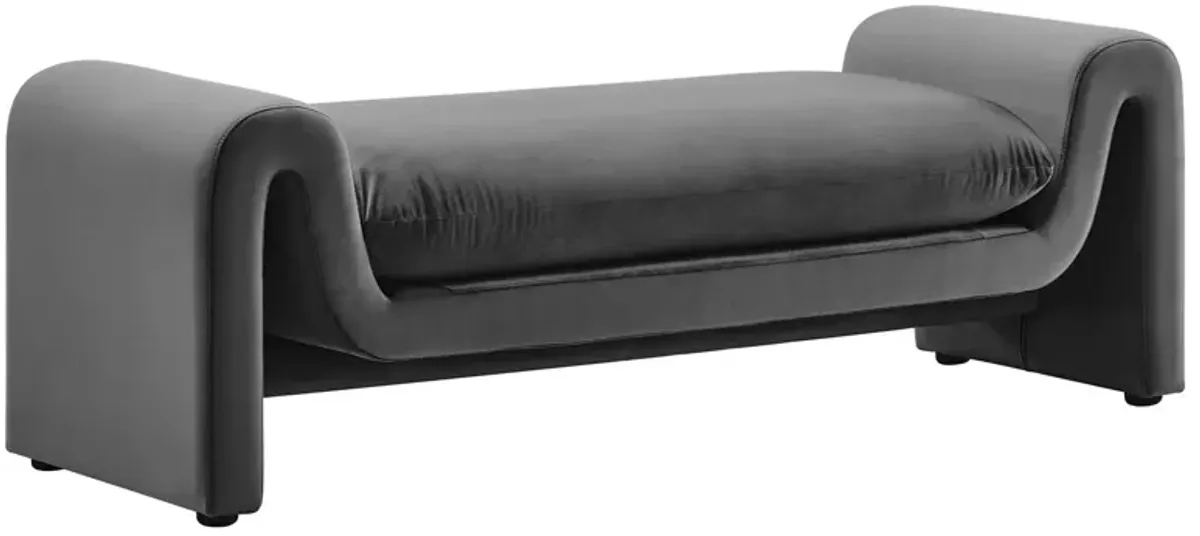 Waverly Performance Velvet Bench