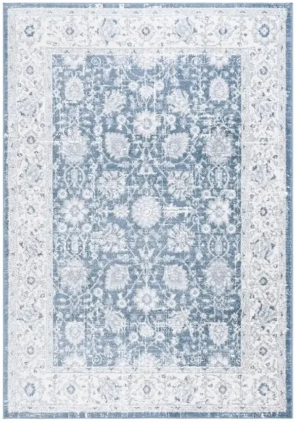 LAYLA 101 Blue  4'-5' x 6'-5' Medium Rectangle Rug